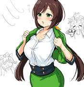 油断してるたづなさん