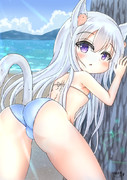 暑い季節は大胆に