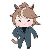 ウマ娘　たぬき　トウカイテイオー