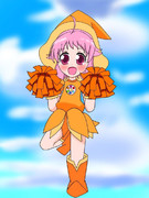 みんなを応援オレンジ色の魔法使い 鳩谷こはね