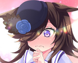 何かを見てしまったライスシャワー