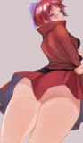 背面からばんきちゃん
