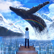 クジラのいる風景