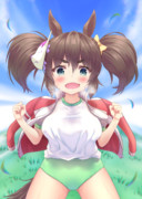 ウォーミングアップ中