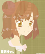 [素材][GIF] ちょっとうごくささらさん。