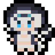 【ドット絵】模型娘のもち子さん