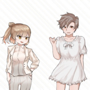 ささらとタカハシで衣装交換