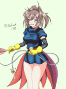 シェフィールドにドラクエⅥのバーバラの衣装を着せてみた