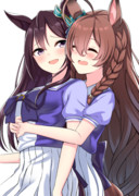 ドーベルちゃんとブライトちゃん