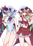 フラレミ水着絵