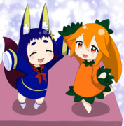 こんちゃんとなすちゃん
