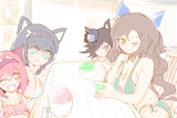 水着キングたち