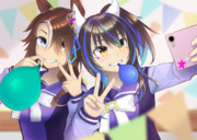 学園祭準備中のパーマー＆ヘリオス