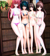 【今日のミクお姉さん】仲良しお姉さんと 寄り添い合うの…♡