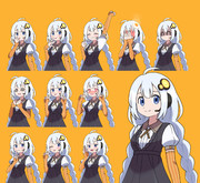 紲星あかり立ち絵差分(口パクまばたき可)