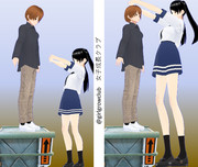 身長が伸びる女の子