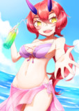 水着の鬼っ子