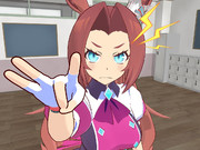 約束すっぽかしの罰として、デコピンの刑ですわ