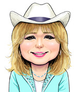 追悼似顔絵：葛城ユキさん