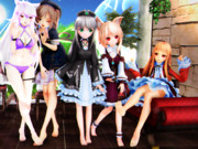 【今日のレア様】おみあしさん 集まるテラス…♡