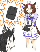 バルミューダフォンをプレゼントされるエアシャカール