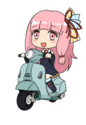 ベスパに乗った琴葉茜