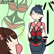 大和のために水着買ってきた鳳翔さん