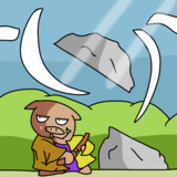 【オリキャラ】大岩を切る【ピラフドリア】