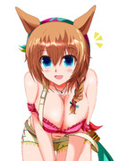 目線を合わせて