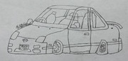 日産 180SX (RPS13、中期型)