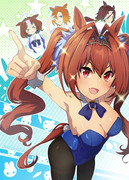 バニー姿のダスカ