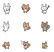 写真に貼れるLINEスタンプ作りました。