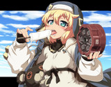 アイスを食べるブリジットちゃんくん