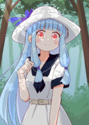 森の中の葵ちゃん