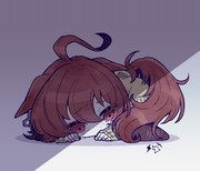 うずくまるオン