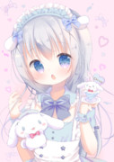 シナモロール ニコニコ静画 イラスト