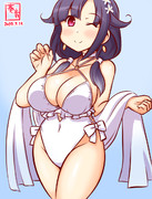 わんどろ例の水着のくじらちゃん