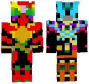 マイクラスキン　仮面ライダーオーズ　10th　復活のコアメダル　1