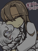 思うところがあって仕留めた敵の最期を看取る荒潮