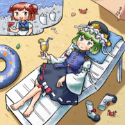 プレゼントされたハワイ旅行を楽しむ四季映姫・ヤマザナドゥさん