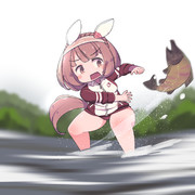 釣り竿を忘れたユキノビジン