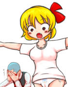 服を取っ替えっこした兄妹