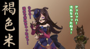 お米ネタシリーズ　《褐色米》