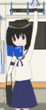 通学中……