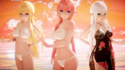 【MMD】SummerTime　SPS式ユーニス