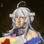 AIに描かせたっぽいワシントン