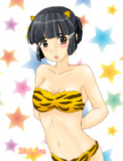 虎縞ビキニの妙高さん