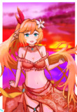 水着クラリスちゃん。