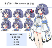 【立ち絵】すずきつづみ  CeVIO AI