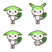 【GIFアニメ】空飛ぶパタパタずんだもん（妖精Ver.）